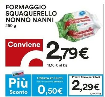 Coop Nonno Nanni Formaggio offerta
