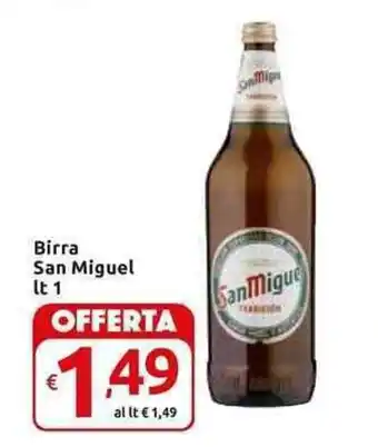 Carrefour Express San Miguel Birra lt 1 offerta