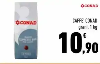 Conad City Conad Caffe' grani 1 kg offerta