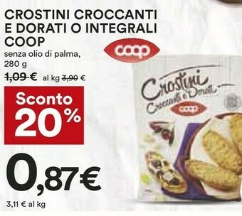 Coop Crostini offerta