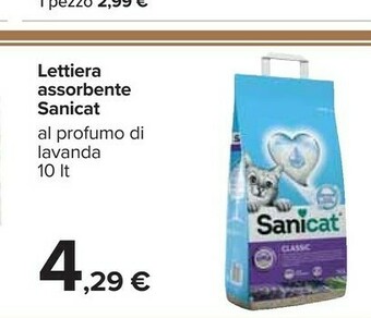 Carrefour Sanicat Lettiera Assorbente offerta