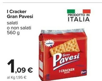 Carrefour Pavesi Crackers offerta