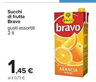 Carrefour Rauch Rauch - Bravo Arancia 2000 g(ml) offerta