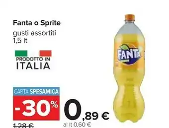 Carrefour Coca Cola Coca-Cola - Fanta Aranciata 1500 G(ml) offerta