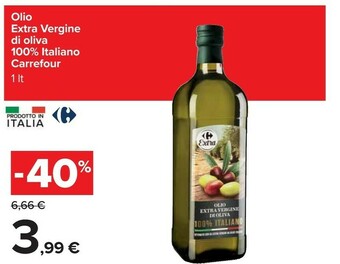 Carrefour Olio extravergine di oliva offerta