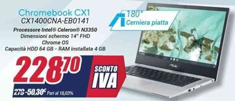 Chromebook CX1 CX1400CNA-EB0141