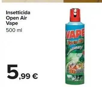 Carrefour Vape Insetticida Open Air offerta