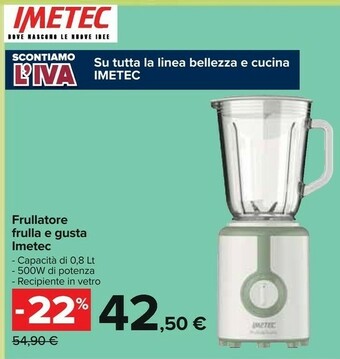 Carrefour Imetec Imetec Frullatore Frulla E Gusta offerta