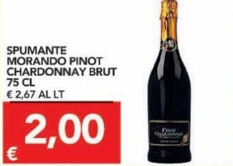 TuoDi Spumante Morando Pinot Chardonnay Brut 75 cl offerta