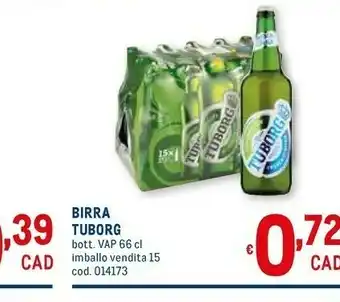 Metro Tuborg Birra offerta