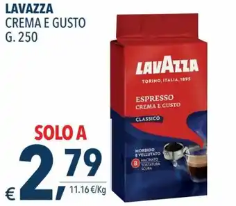 A&O Lavazza Crema e Gusto G. 250 offerta