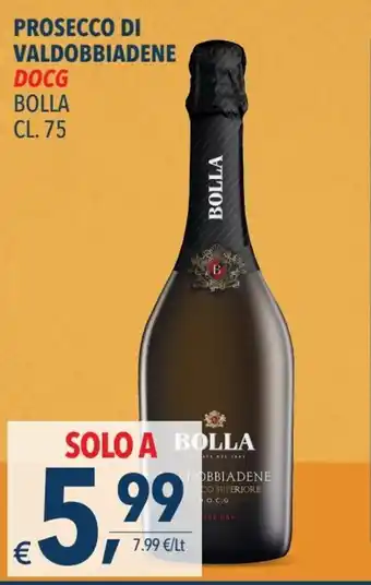 A&O Bolla Prosecco di Valdobbiadene DOCG cl. 75 offerta