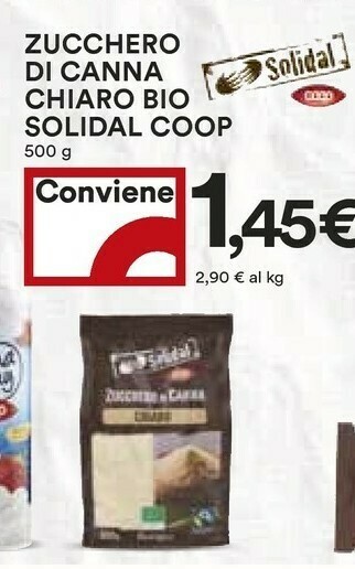 Coop Zucchero di canna offerta