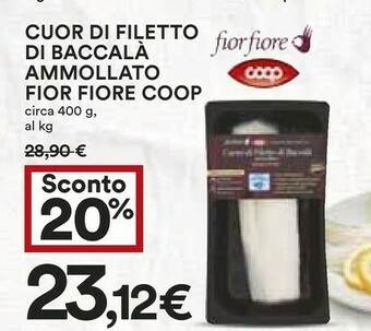Coop Baccalà offerta