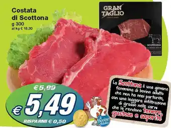 Prix Quality Costata di Scottona g 300 offerta