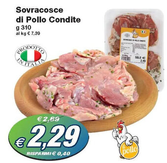 Prix Quality Sovracosce di Pollo Condite g 310 offerta