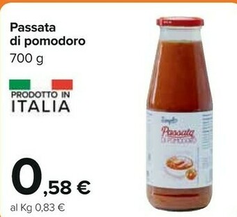 Carrefour Passata di pomodoro offerta