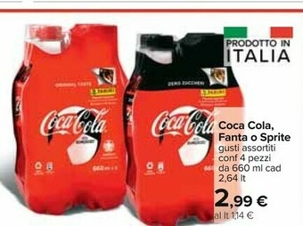 Carrefour Coca Cola Coca cola zero offerta
