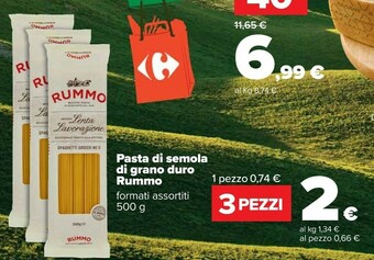 Carrefour Rummo Pasta di semola offerta