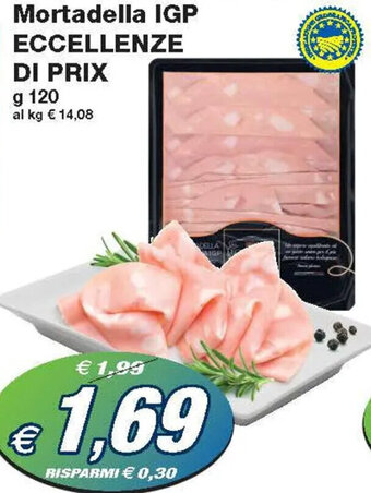 Prix Quality Eccellenze Di Prix Mortadella IGP g 120 offerta