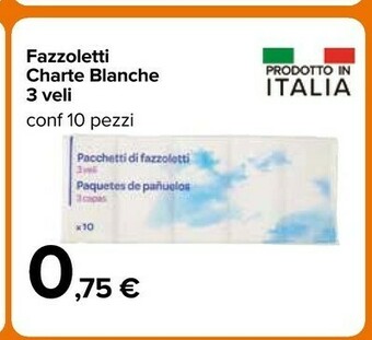 Carrefour Blanche Fazzoletti offerta