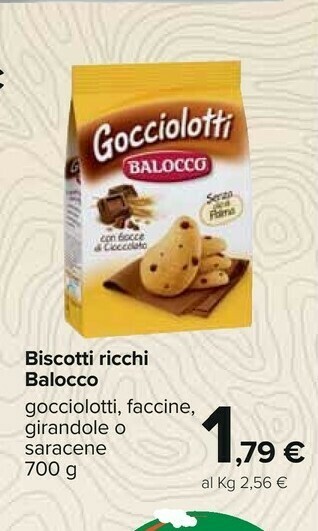 Carrefour Balocco Biscotti offerta