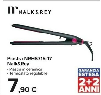 Carrefour Nalk&rey Piastra per capelli offerta