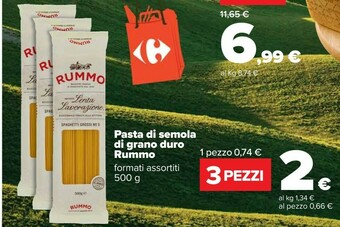 Carrefour Rummo Pasta di semola offerta
