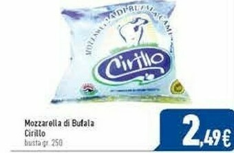C+C Italmarket Cirillo Mozzarella di bufala offerta