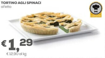 Pan Tortino Agli Spinaci offerta