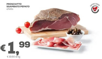 Pan Prosciutto Sgambato Pepato offerta