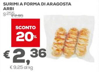 Surimi A Forma Di Aragosta Arbi g.255