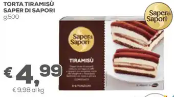 Saper di Sapori Torta Tiramisù g.500