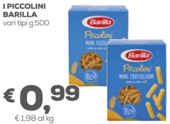 Pan I Piccolini Barilla Vari Tipi g.500 offerta