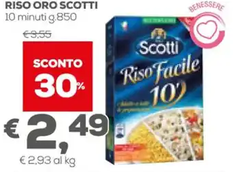 Pan Scotti Riso Oro 10 Minuti g.850 offerta