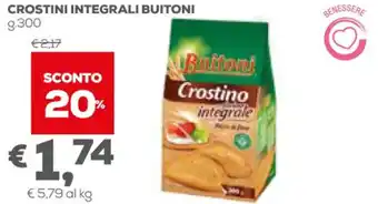 Pan Buitoni Crostini Integrali g.300 offerta