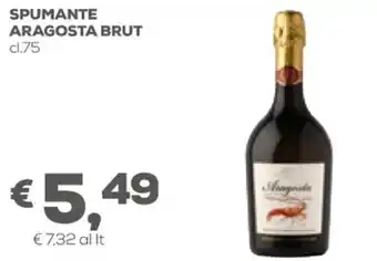 Pan Spumante Aragosta Brut cl.75 offerta