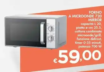 Bennet Forno A Microonde 720 Mirror offerta