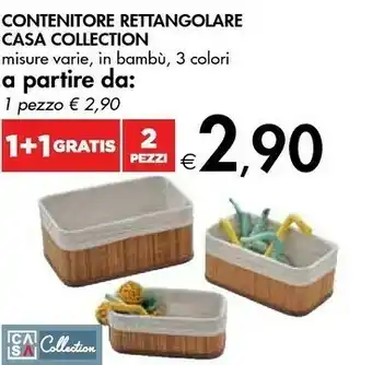 Bennet Casa Collection Contenitore Rettangolare offerta
