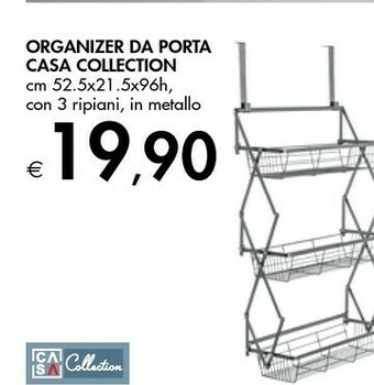 Bennet Casa Collection Organizer Da Porta offerta