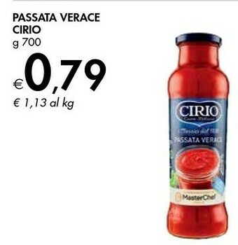 Bennet Cirio Passata Verace offerta