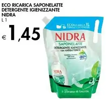 Bennet Nidra Eco Ricarica Saponelatte Detergente Igienizzante offerta