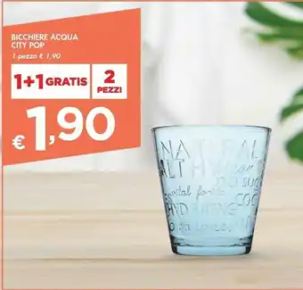 Bennet City Pop Bicchiere Acqua offerta