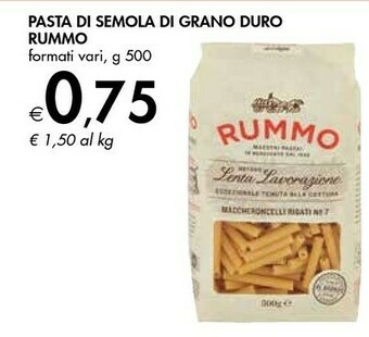 Bennet Rummo Pasta Di Semola Di Grano Duro offerta