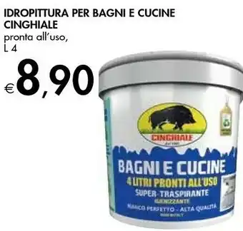 Bennet Cinghiale Idropittura Per Bagni E Cucine offerta