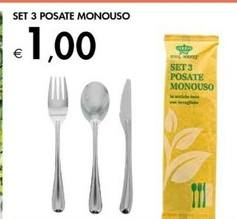 Bennet Set 3 Posate Monouso offerta
