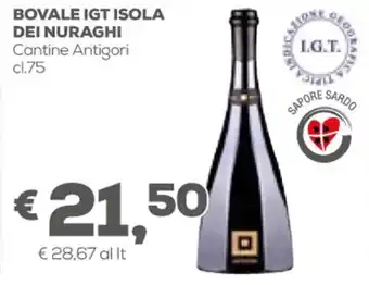 Pan Bovale IGT Isola Dei Nuraghi Cantine Antigori cl.75 offerta
