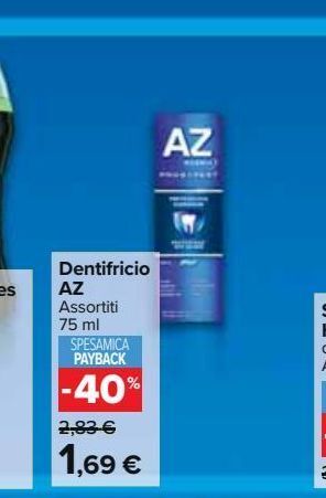 Carrefour Market Dentifricio az offerta