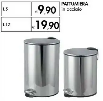 Bennet Pattumiera In Acciaio offerta