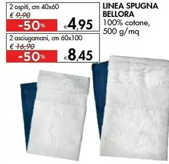 Bennet Bellora Linea Spugna 2 Asciugamani offerta